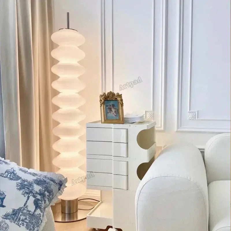 DecorBites Gourd Glass Floor Lamp Nordic