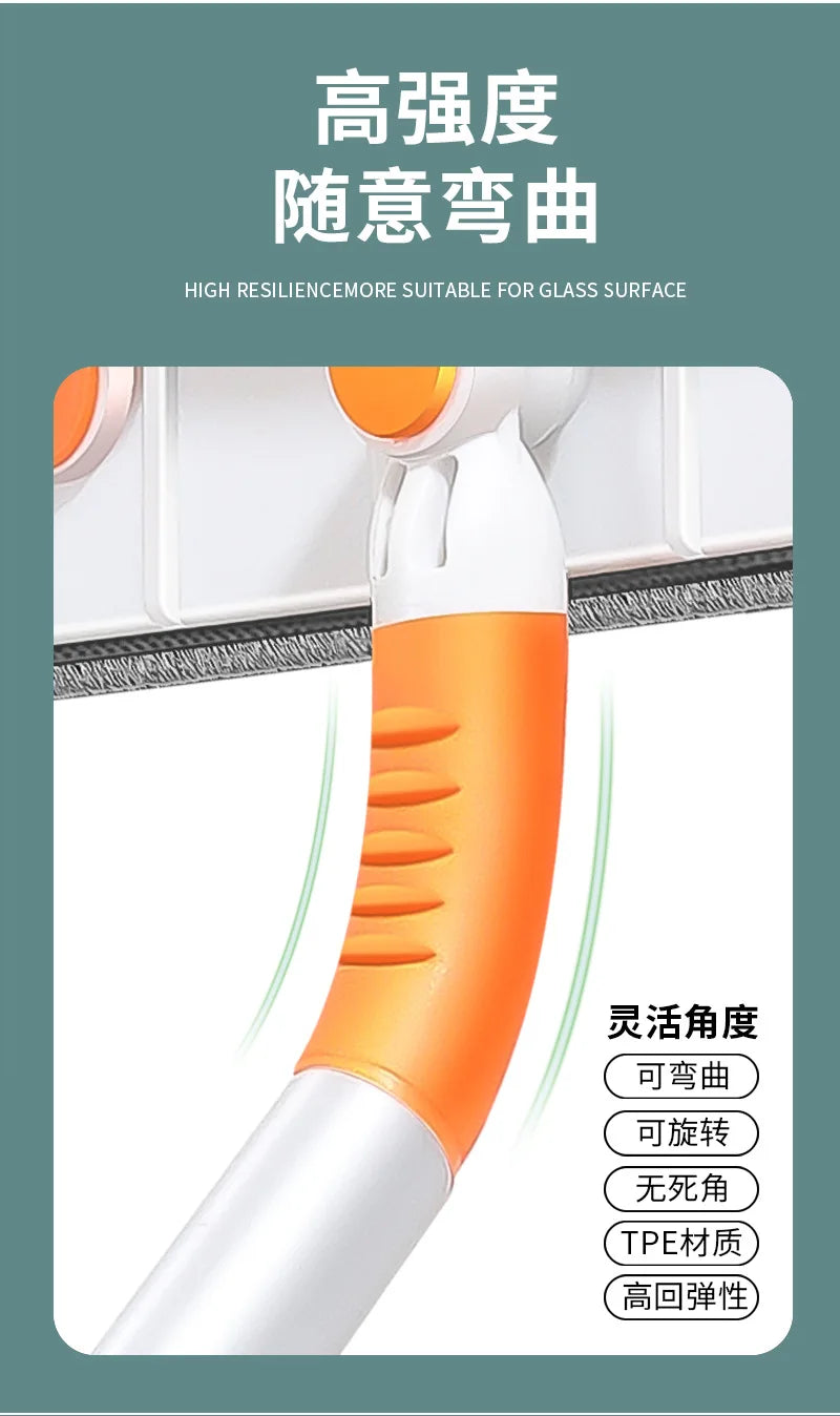 Telescopic window cleaning mop with microfiber squeegee UpTrend Deals on Tampa Home & Garden Store