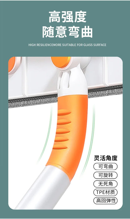 Telescopic window cleaning mop with microfiber squeegee UpTrend Deals on Tampa Home & Garden Store
