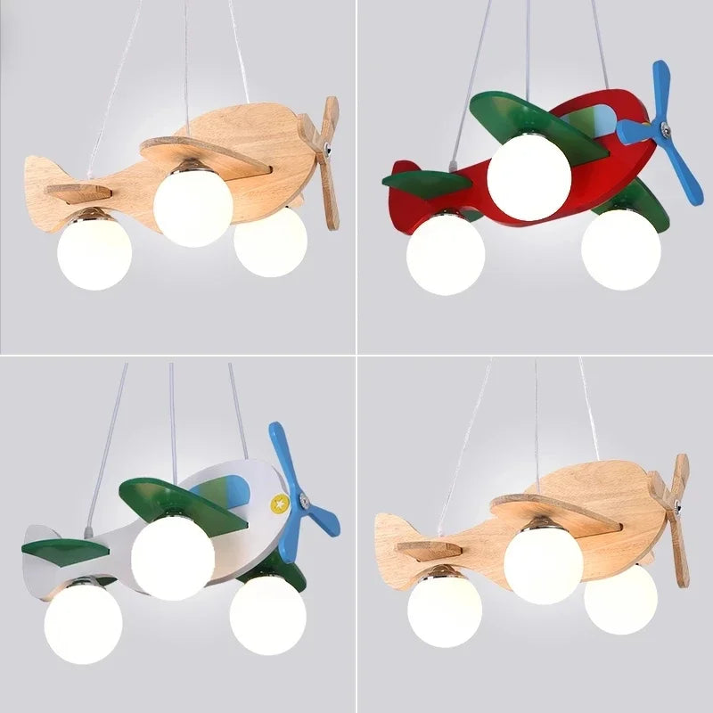 DecorBites Kids wood airplane chandelier with three globe bulbs, natural finish on Tampa Home & Garden Store
DecorBites Kids red airplane chandelier with white globes and colorful wings on Tampa Home & Garden Store
DecorBites Kids grey airplane chandelier with white globes and blue propeller on Tampa Home & Garden Store
DecorBites Kids wood airplane chandelier with three globe bulbs, natural wood on Tampa Home & Garden Store