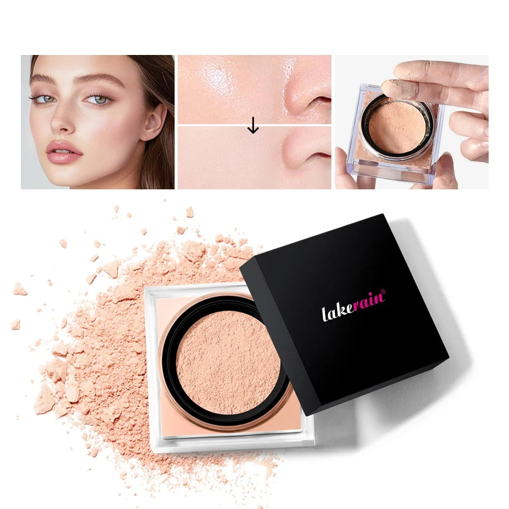 Silcy Skin waterproof loose baking powder; matte setting powder for oil control on Tampa Home & Garden Store