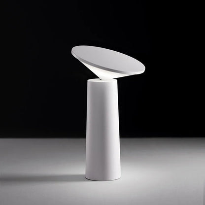 Smart touch table lamp Perfecsy white disk-style shade USB charging on Tampa Home & Garden Store