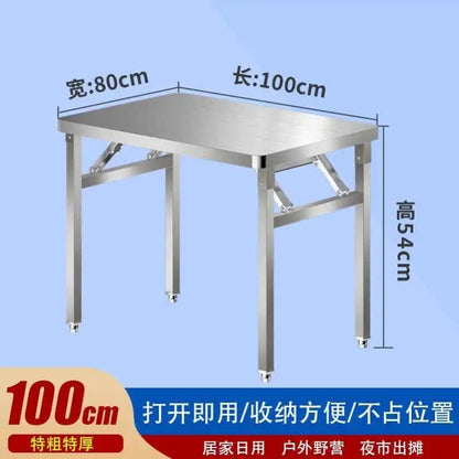 Folding Metal Camping and Picnic Garden Table
