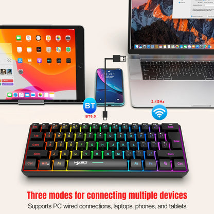 FLIPSTYLEZLLC wireless keyboard and mouse combo, 60% compact, white gaming set for PC, 2.4GHz on Tampa Home & Garden Store