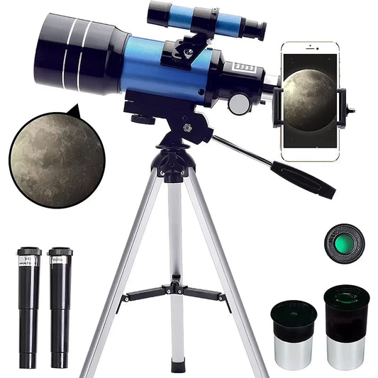 150X HD Astronomical Telescope with Night Vision Long Range Star Moon Viewing Scope - Tampa Home & Garden Store