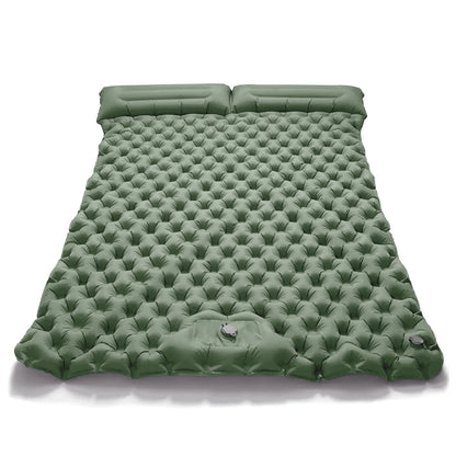 2025 Upgrade Double Air Mattress Camping Inflatable Bed Built-in Pump Waterproof