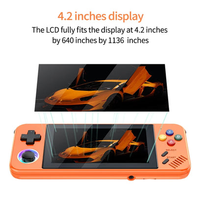 Orange M41P Linux Emelec handheld game console FLIPSTYLEZLLC with 4.2in display TF card on Tampa Home & Garden Store