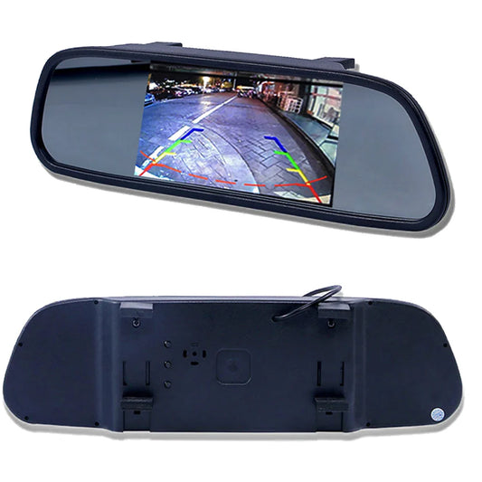5 Inch TFT LCD Car Rearview Monitor HD 800x480 Parking Screen Dual Video Input - Tampa Home & Garden Store