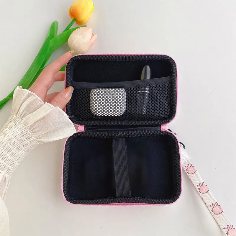 Pink FLIPSTYLEZLLC gaming console storage case with mesh pocket and elastic strap on Tampa Home & Garden Store
