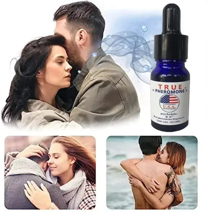 Silcy Skin pheromone men fragrance oil bottle blue with dropper True Pheromone USA label on Tampa Home & Garden Store