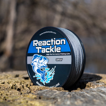 Ligne de pêche tressée Reaction Tackle - Grise