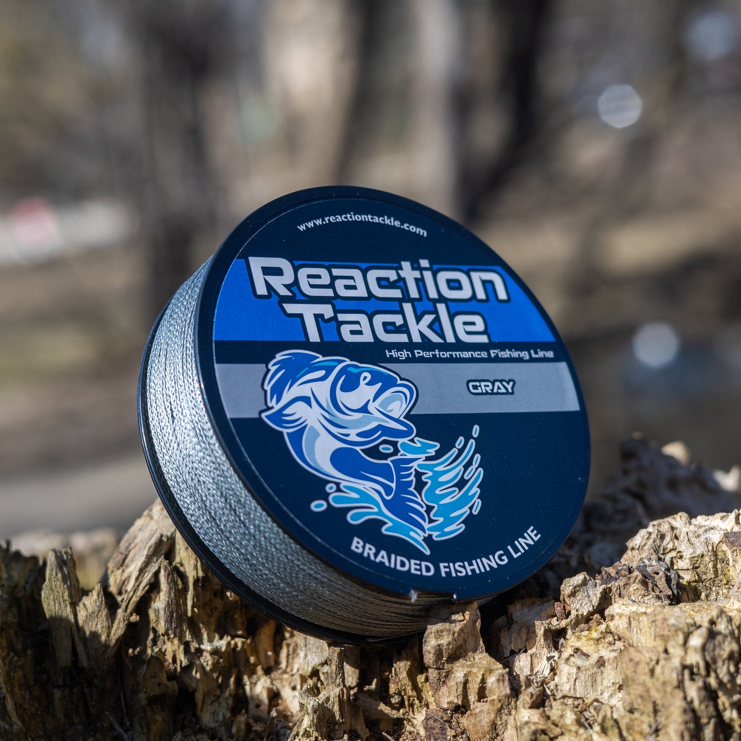 Ligne de pêche tressée Reaction Tackle - Grise