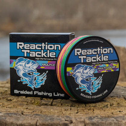Ligne de pêche tressée Reaction Tackle - Multicolore