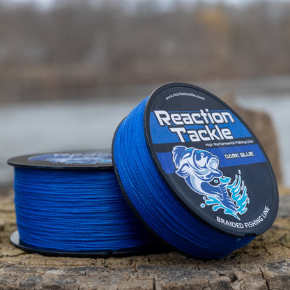 Ligne de pêche tressée Reaction Tackle - Bleu foncé