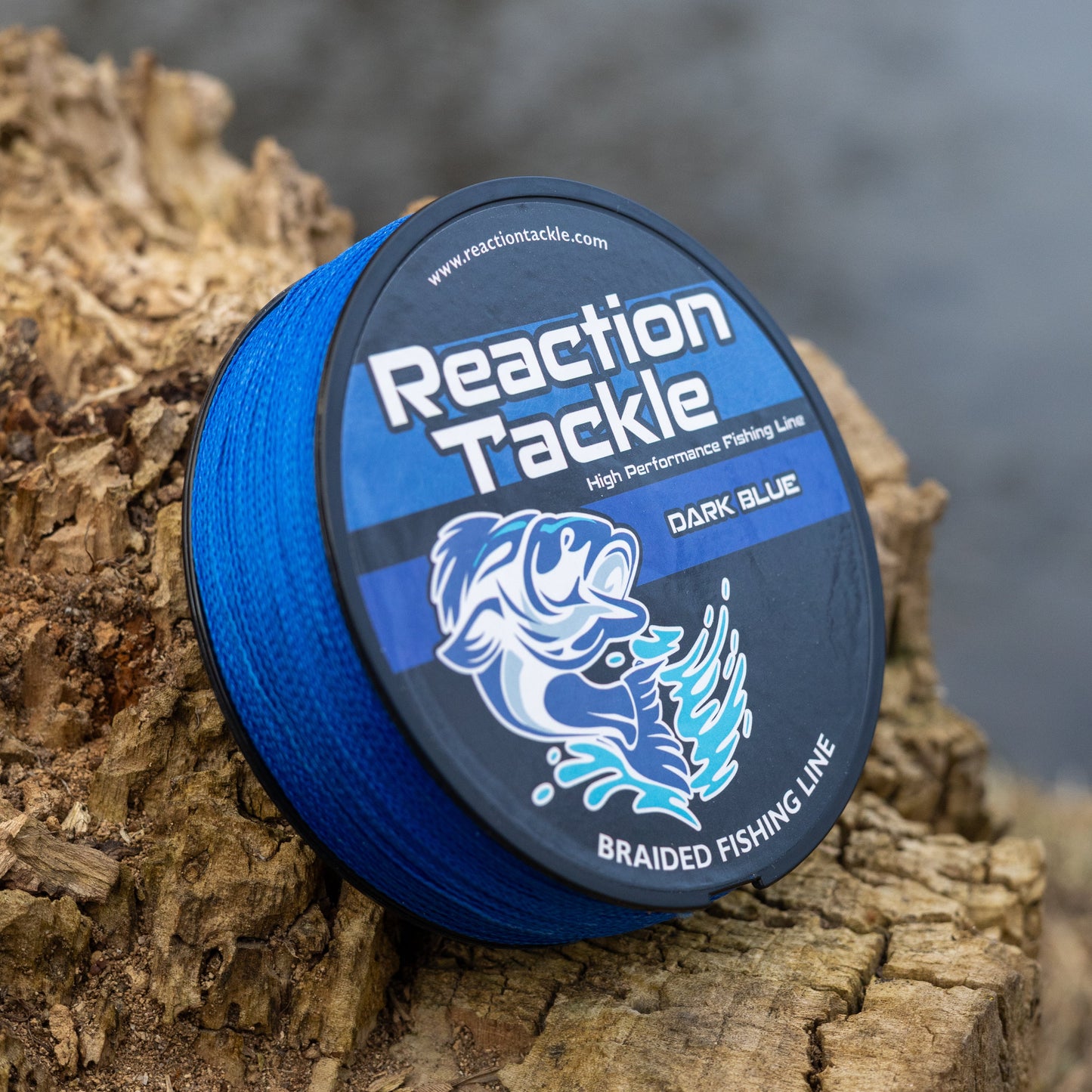 Ligne de pêche tressée Reaction Tackle - Bleu foncé