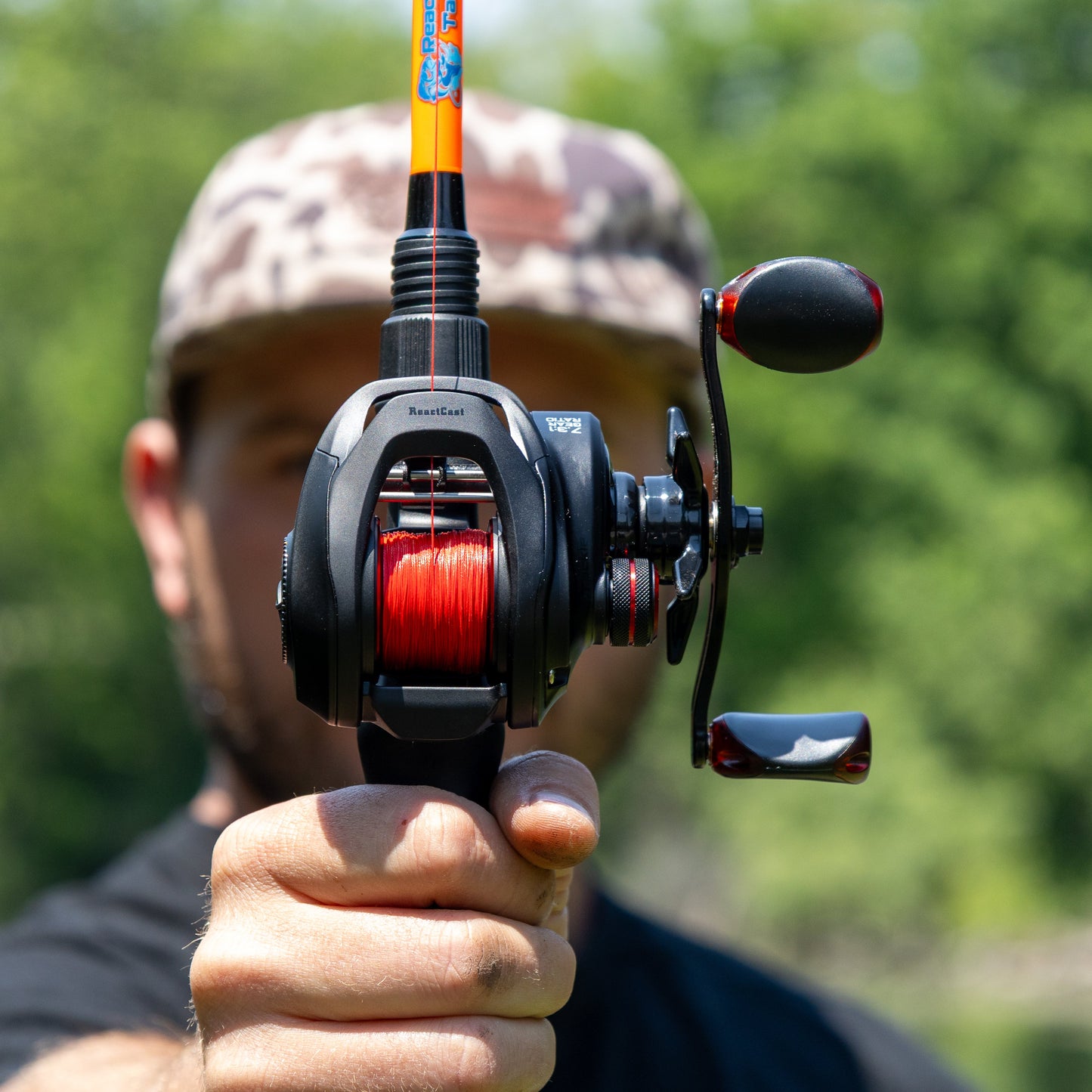 Ligne de pêche tressée Reaction Tackle X8 - Rouge inaltérable, 8 brins - NEUVE