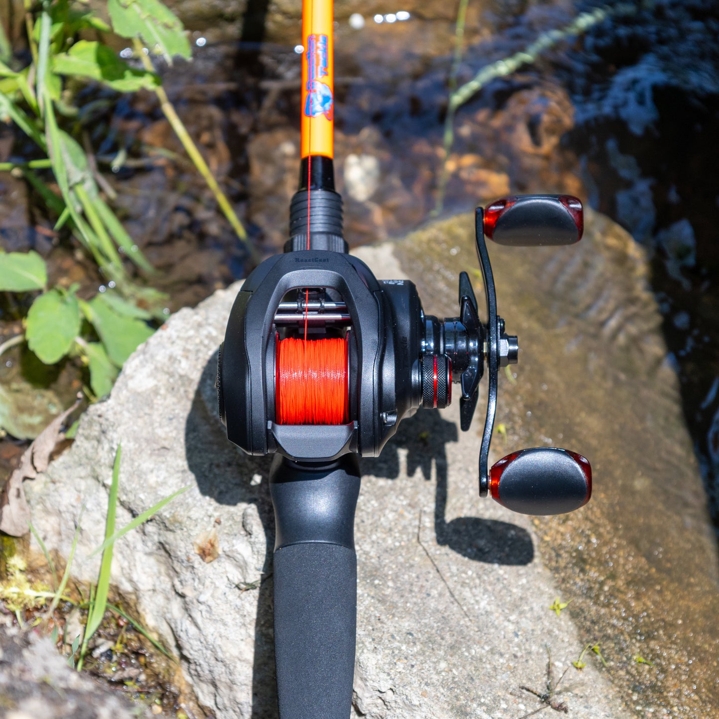 Ligne de pêche tressée Reaction Tackle X8 - Rouge inaltérable, 8 brins - NEUVE