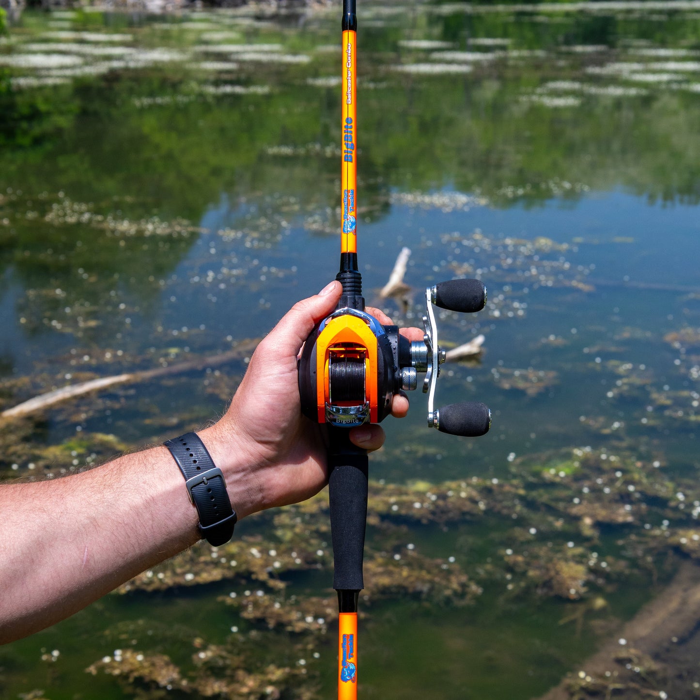 Ensemble canne à pêche et moulinet casting Reaction Tackle - Big Bite - NEUF