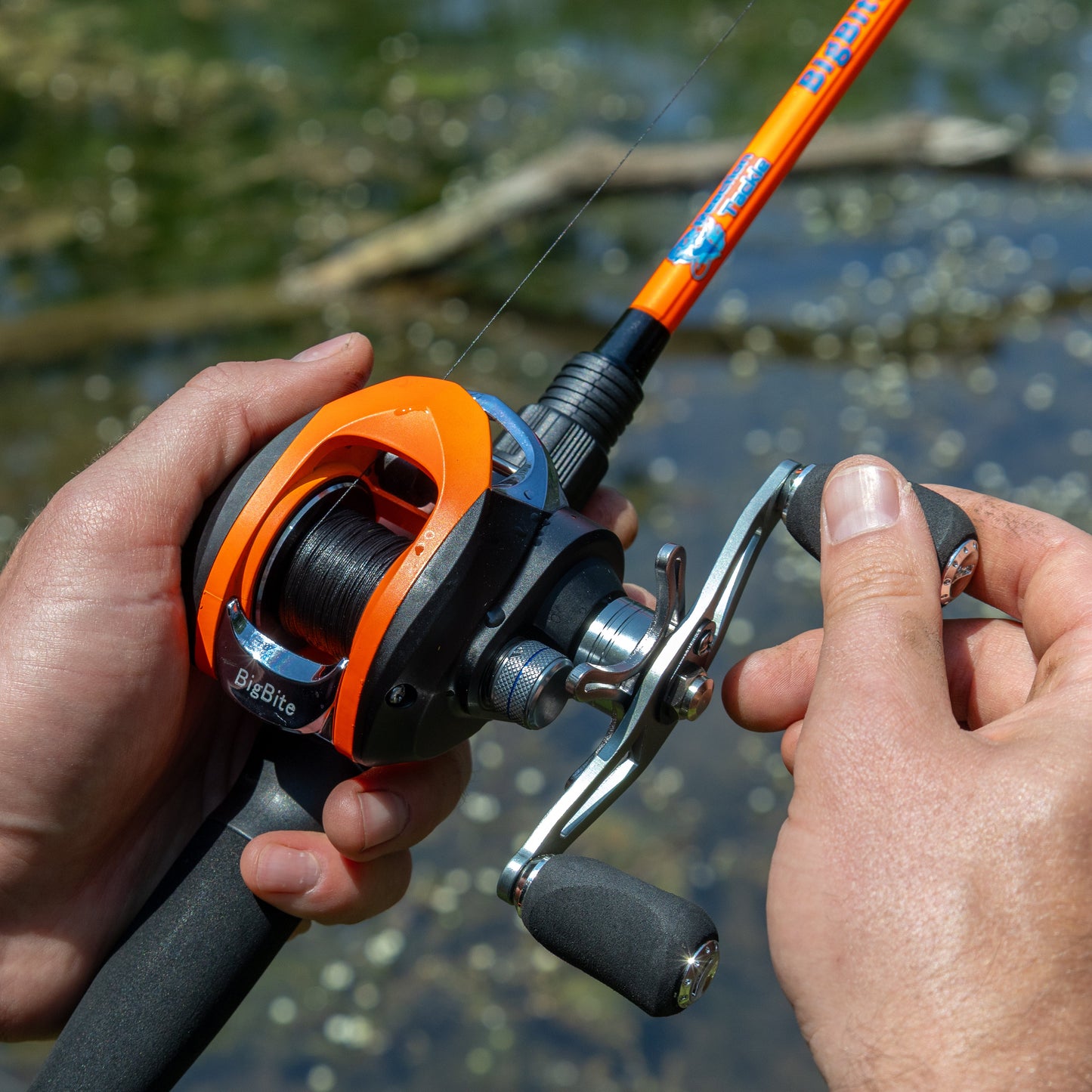 Ensemble canne à pêche et moulinet casting Reaction Tackle - Big Bite - NEUF