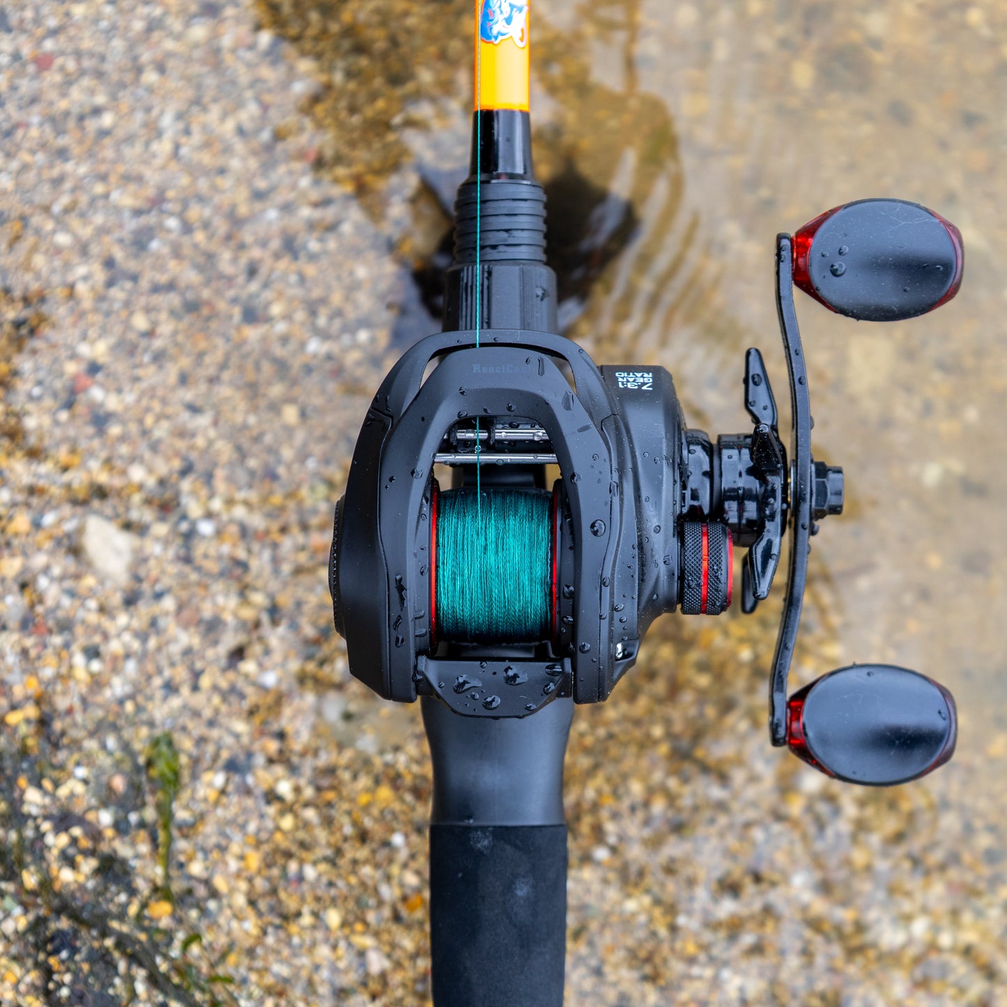 Línea de pesca trenzada Reaction Tackle - Sin decoloración, verde musgo - NUEVA