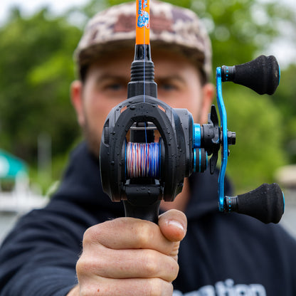 Ligne de pêche tressée Reaction Tackle X8 - Camouflage USA 8 brins - NEUVE