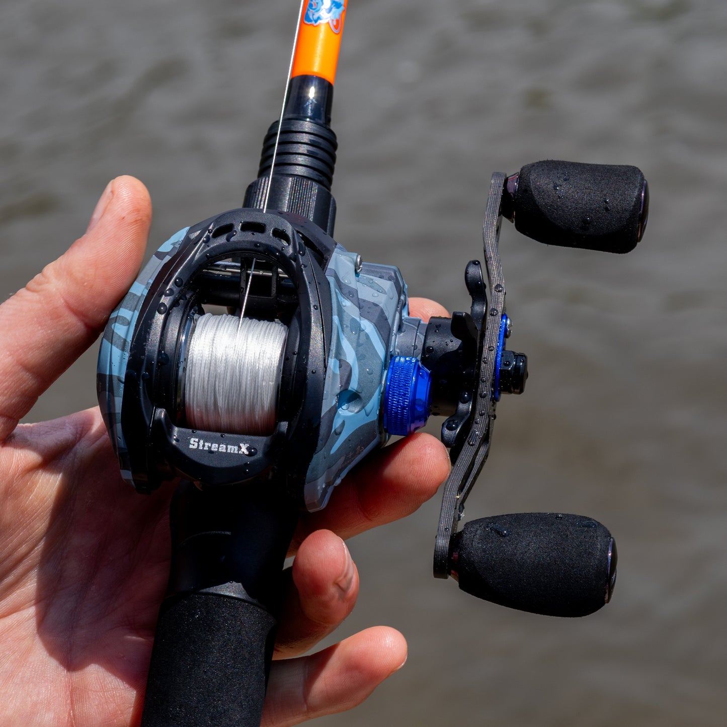 Carrete de pesca Baitcasting Reaction Tackle - Edición StreamX - Relación de transmisión 7.5:1 - NUEVO