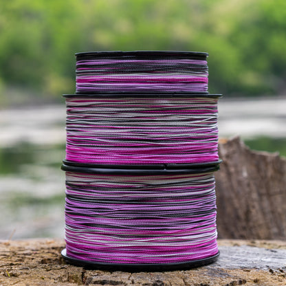 Ligne de pêche tressée Reaction Tackle - Camouflage rose - NEUVE