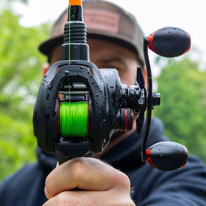 Línea de pesca trenzada Reaction Tackle - Sin decoloración, verde de alta visibilidad - NUEVA