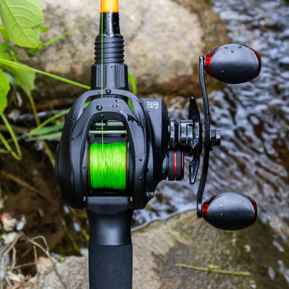 Línea de pesca trenzada Reaction Tackle - Sin decoloración, verde de alta visibilidad - NUEVA