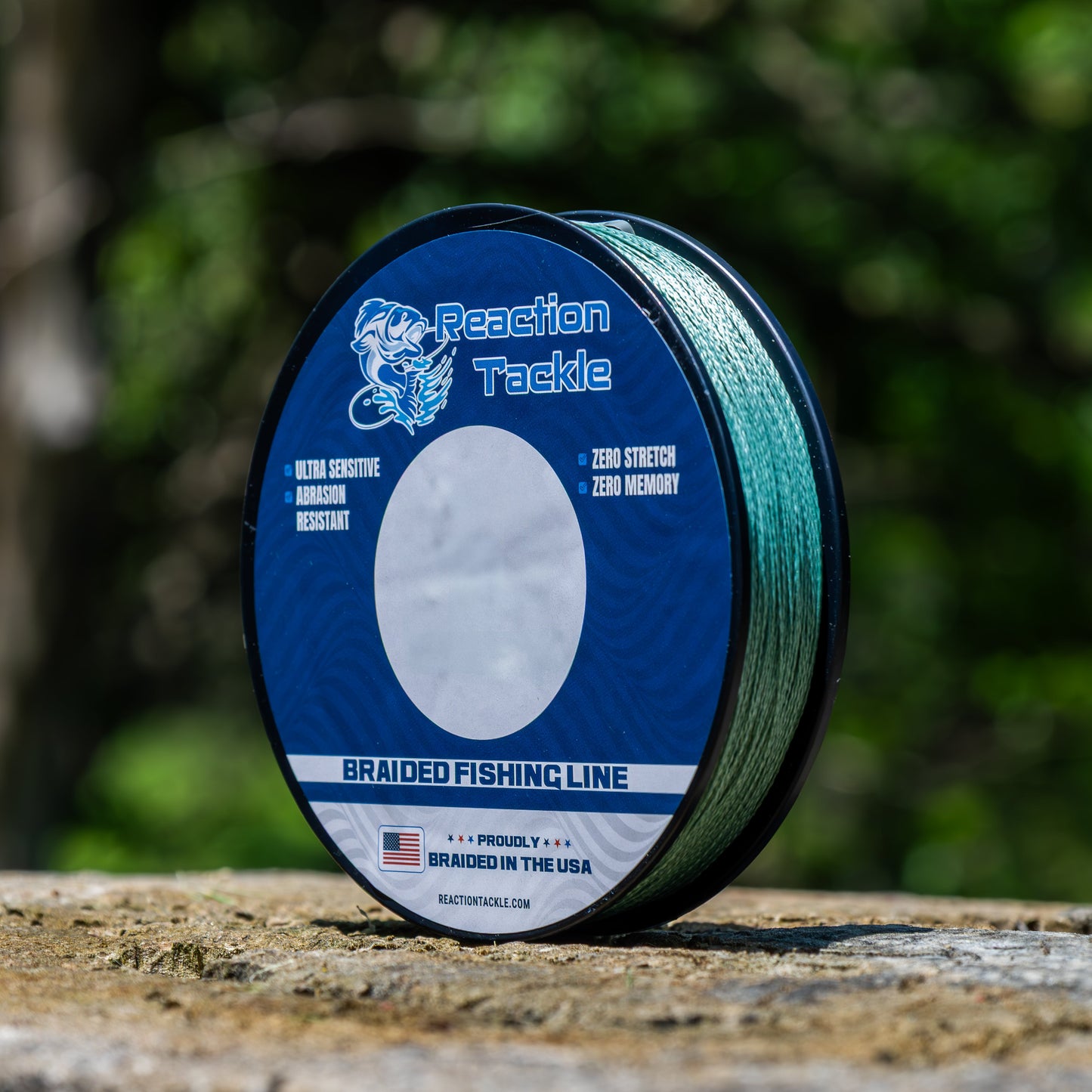Línea de pesca Reaction Tackle TRENZADA EN EE. UU. - 4X - NUEVA