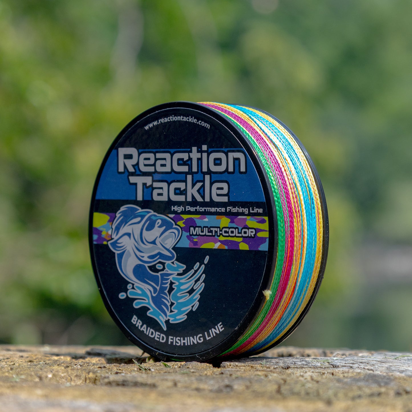 Ligne de pêche tressée Reaction Tackle - Multicolore