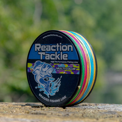 Ligne de pêche tressée Reaction Tackle - Multicolore