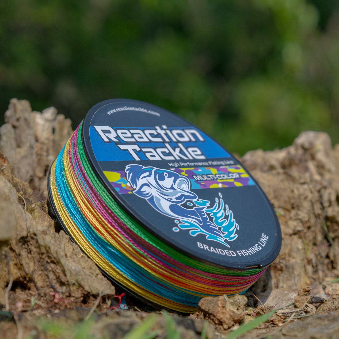 Ligne de pêche tressée Reaction Tackle - Multicolore