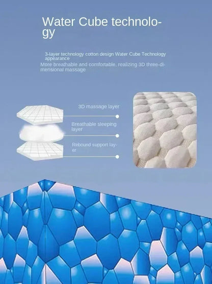 Cervical neck pillow UpTrend Deals white memory-foam Water Cube technology on Tampa Home & Garden Store