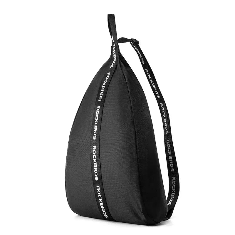 Motorcycle helmet backpack, black large-capacity travel bag with reflective straps ROCKBROS on Tampa Home & Garden Store
