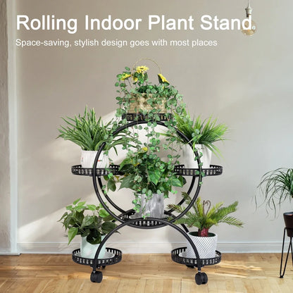 Heavy Duty Plant Stand And Lockable Wheels For