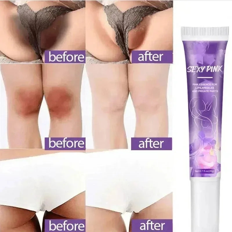 Silcy Skin whitening cream for private parts before/after butt and inner thighs pink tube on Tampa Home & Garden Store