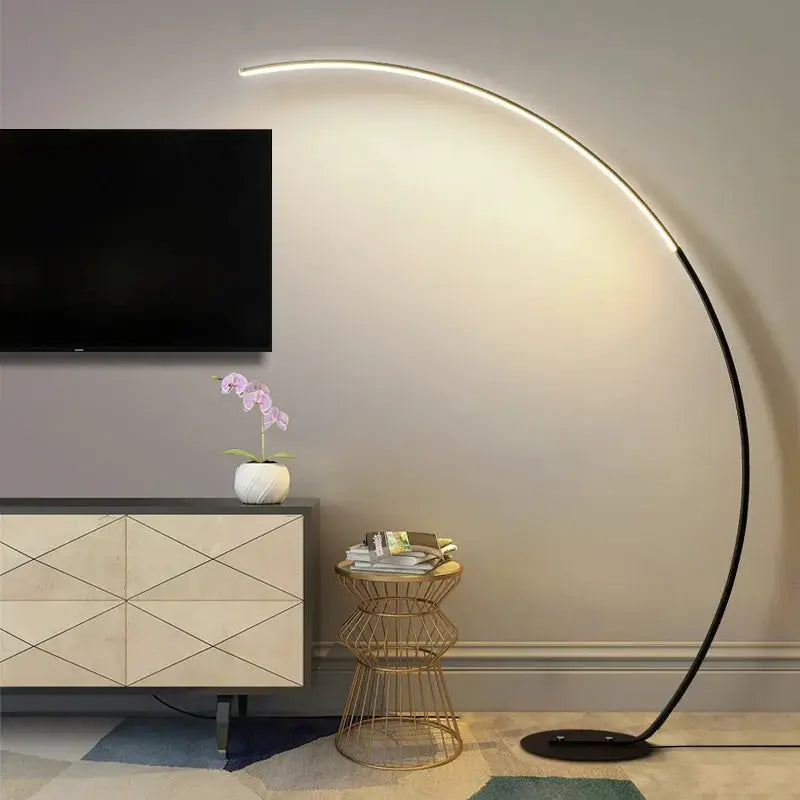 DecorBites LED Arc Floor Lamp for Indoor Living