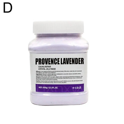 Provence Lavender crystal jelly mask bottle in white bottle with purple label for hydration on Tampa Home & Garden Store