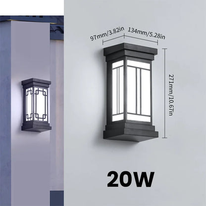 LED Outdoor Wall Light – IP66 Waterproof Motion Sensor Lamp for Porch & Garden
