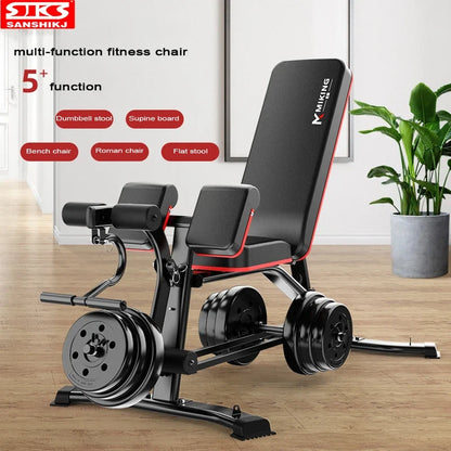Weightlifting bench, multi-function, UpTrend Deals, adjustable incline, black/red on Tampa Home & Garden Store
