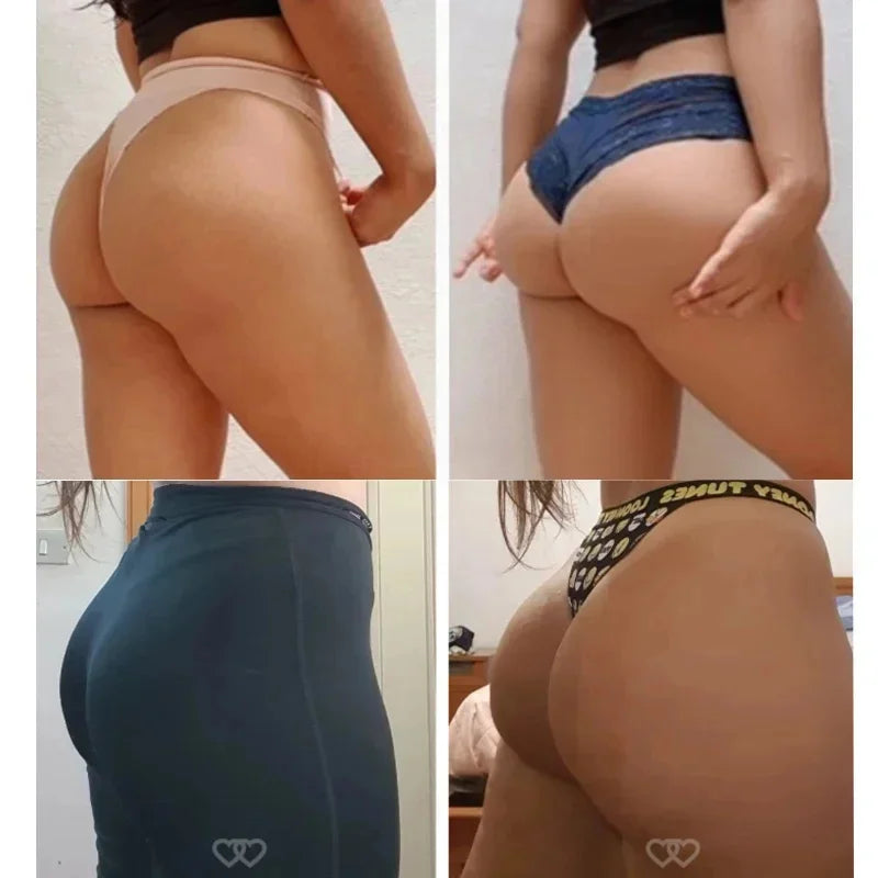 Buttock enlargement cream collage shows lifted glutes beige underwear Silcy Skin on Tampa Store on Tampa Home & Garden Store