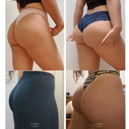 Buttock enlargement cream collage shows lifted glutes beige underwear Silcy Skin on Tampa Store on Tampa Home & Garden Store