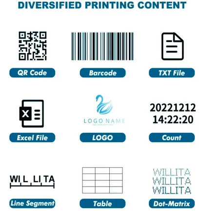 UpTrend Deals portable handheld inkjet printer with 25.4mm TIJ head for logos and barcodes on Tampa Home & Garden Store
