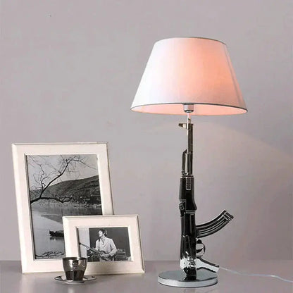 DecorBites Gold LED Floor Lamp for Living Room