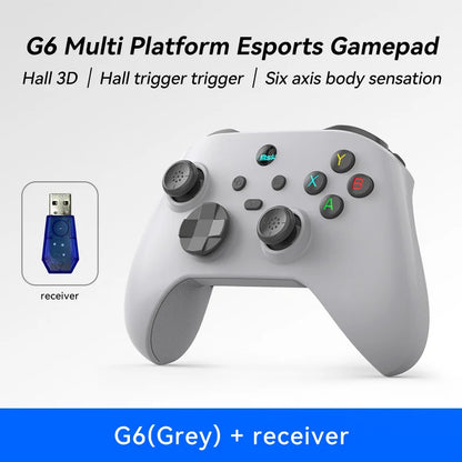 G6 wireless gamepad grey by FLIPSTYLEZLLC with hall trigger joysticks and USB receiver on Tampa Home & Garden Store