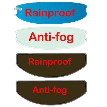 Anti-fog rainproof patch film set of four patches blue and brown variants by BikerZoneZ on Tampa Home & Garden Store