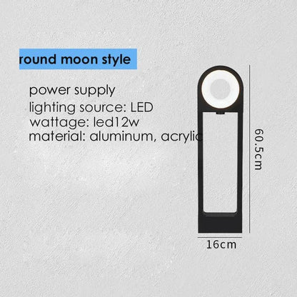 DecorBites LED Path Light 12W black aluminum pillar for outdoor garden and pathway on Tampa Home & Garden Store