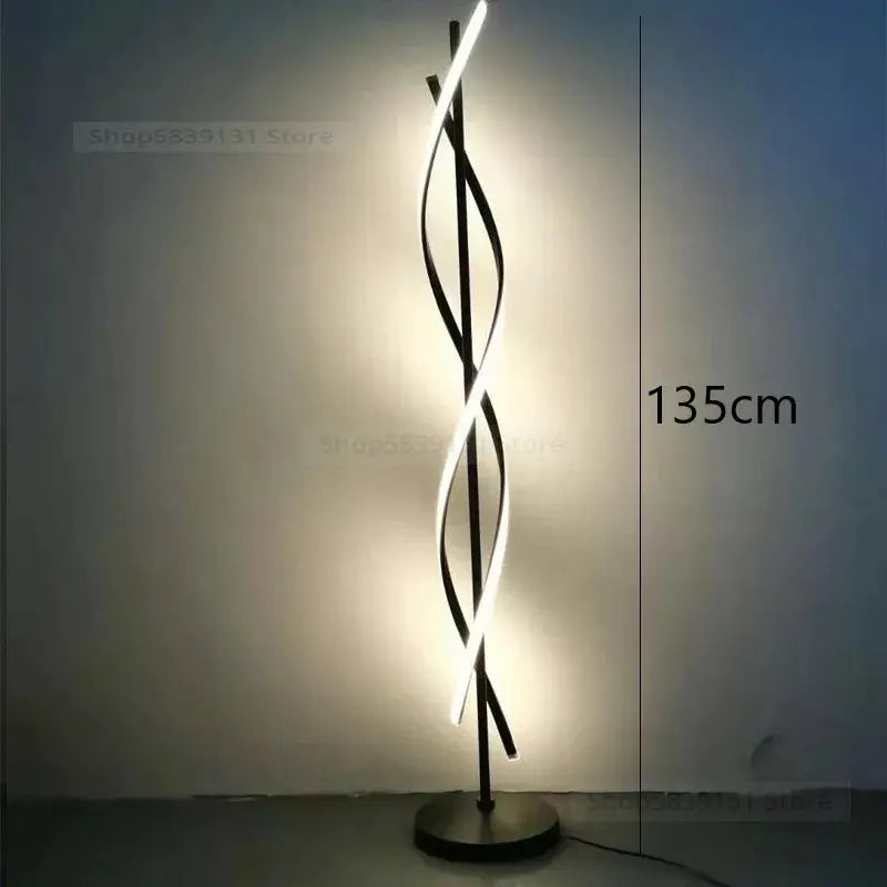 LED Acrylic Art Floor Lamp for Living Room Decor