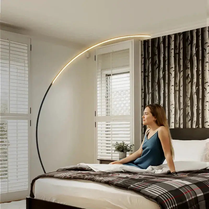 DecorBites LED Arc Floor Lamp for Indoor Living